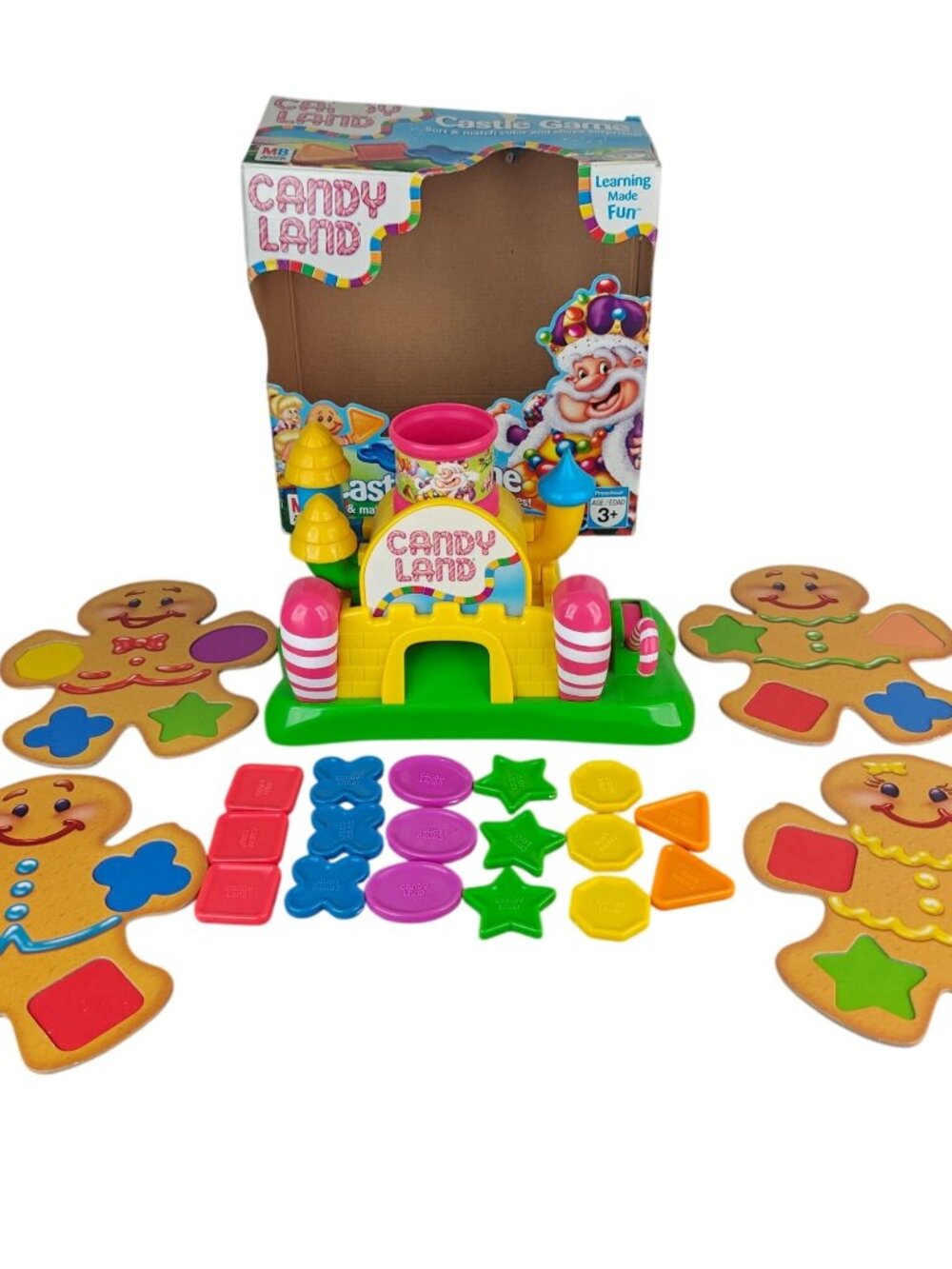 Candy Land Castle Game By Hasbro 2006 Preschool Shape Sorter Matching Game 3+